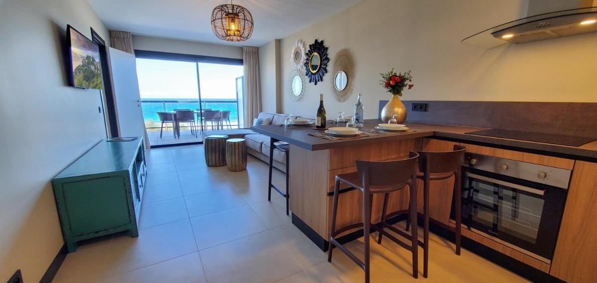 Cuisine ou kitchenette dans l'établissement Eco-Résidence Dolce Paese & Spa