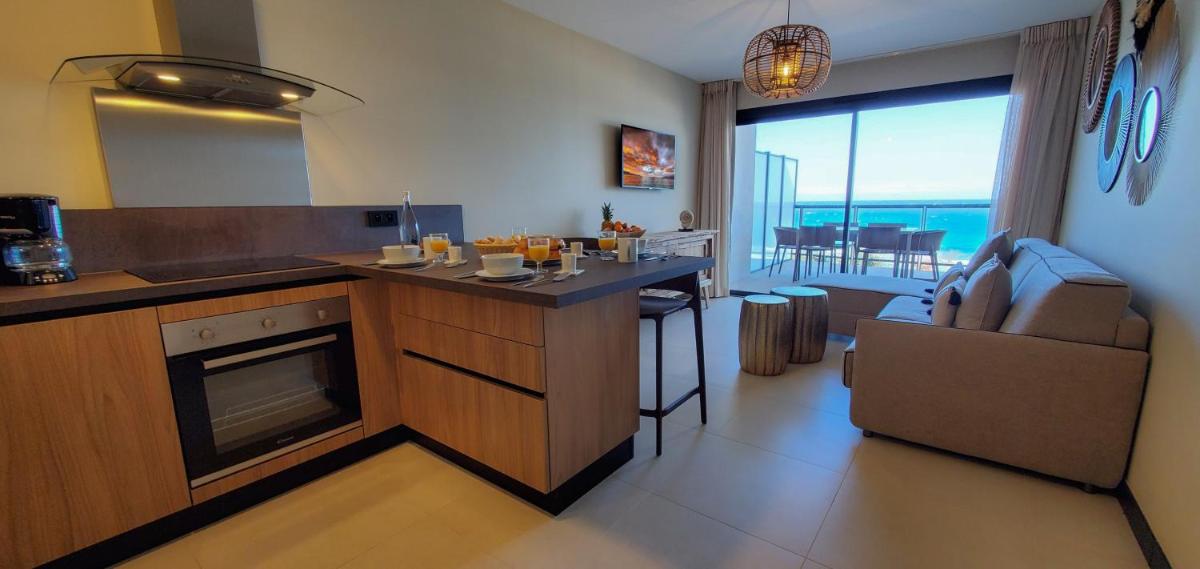 Cuisine ou kitchenette dans l'établissement Eco-Résidence Dolce Paese & Spa