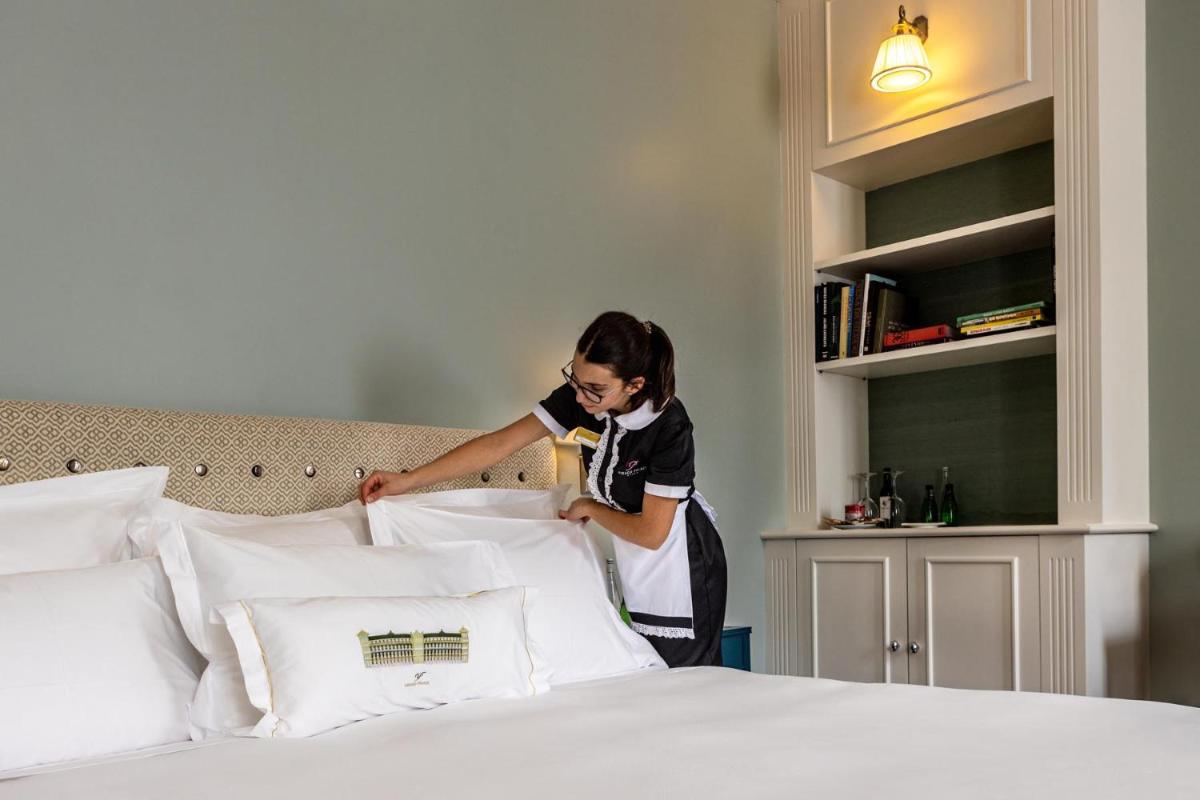 Uma cama ou camas num quarto em Vidago Palace