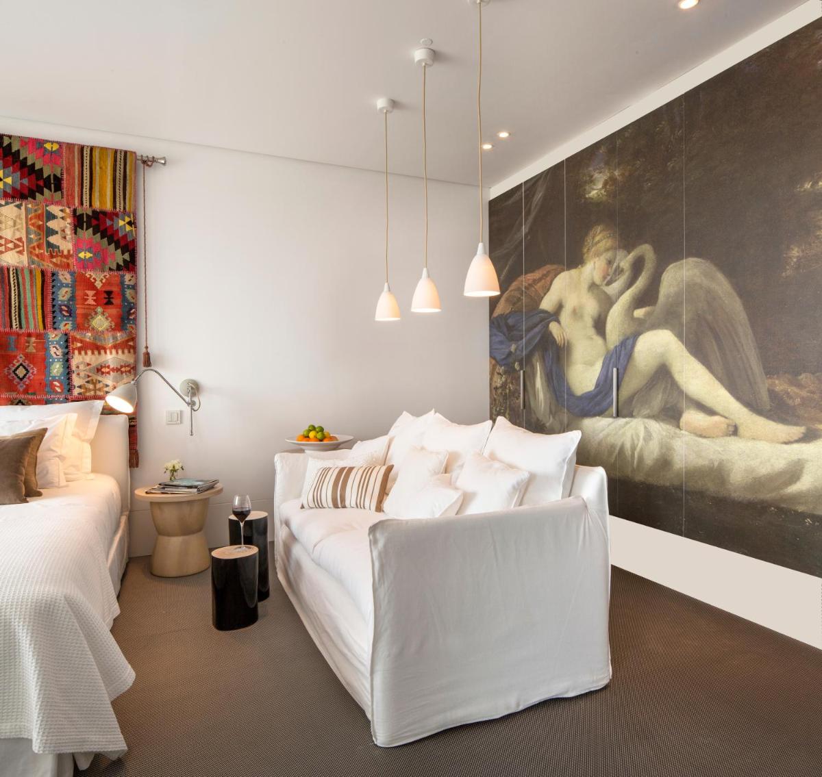 Uma cama ou camas num quarto em Royal Obidos Scenic Resort