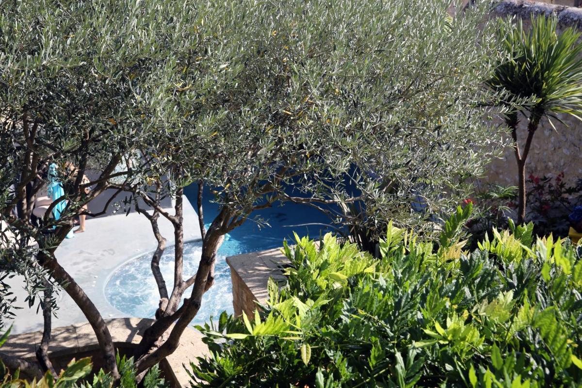 Jardin de l'établissement Le Castellas Hotel & SPA - TERITORIA