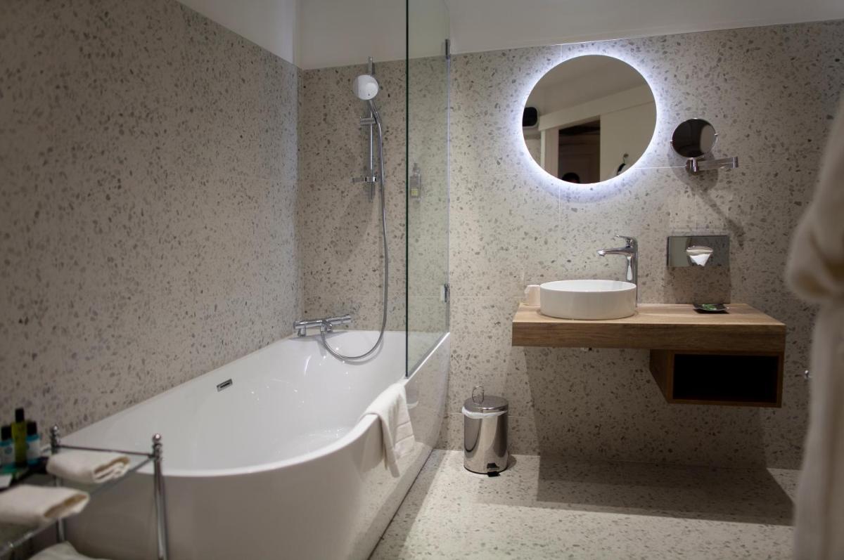 Salle de bains dans l'établissement Le Domaine de Beaulieu