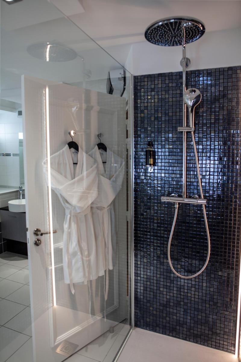 Salle de bains dans l'établissement Le Domaine de Beaulieu