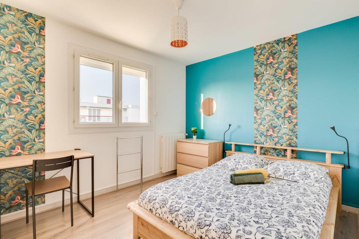 Appartement 2 chambres, dernier étage, parking gratuit dans résidence, balcon & coucher de soleil - Housity