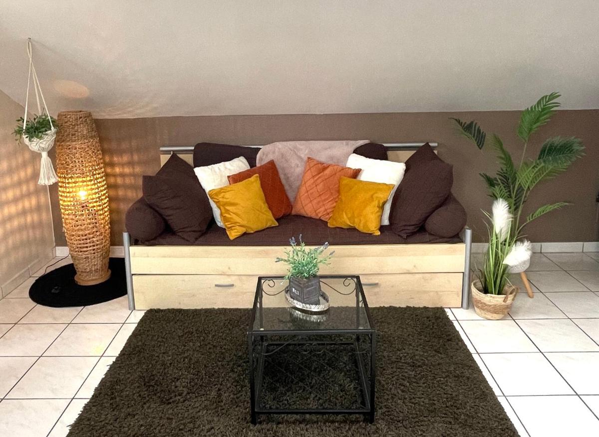 Coin salon dans l'établissement La Maison Blanche