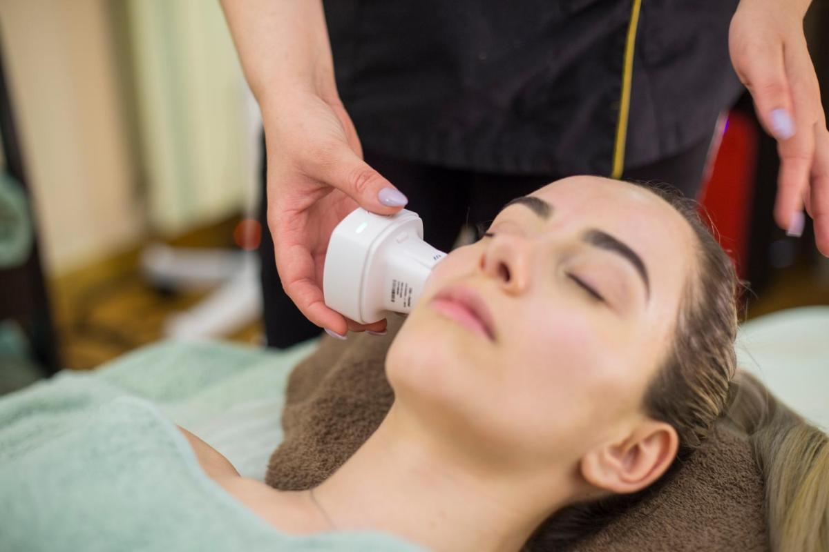 O spa e/ou outras comodidades de bem-estar em Hotel Do Parque - Congress & SPA