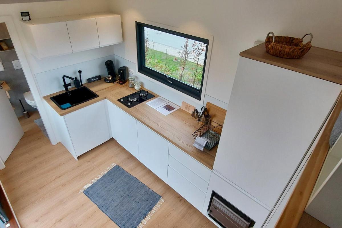 Suitetrails - Winzig Wohnen Tiny House direkt am Weserstrand