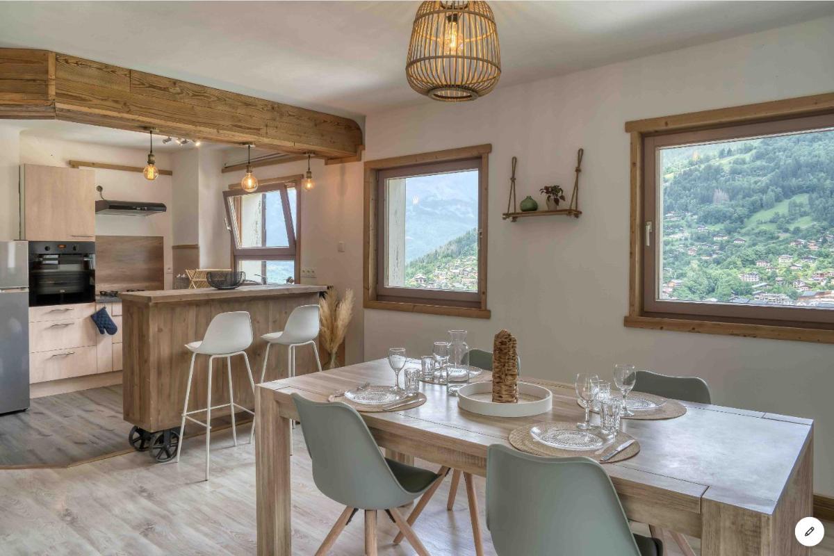Chalet Mirador appartement vue panoramique SITUÉ À 25 kms de CHAMONIX - Housity