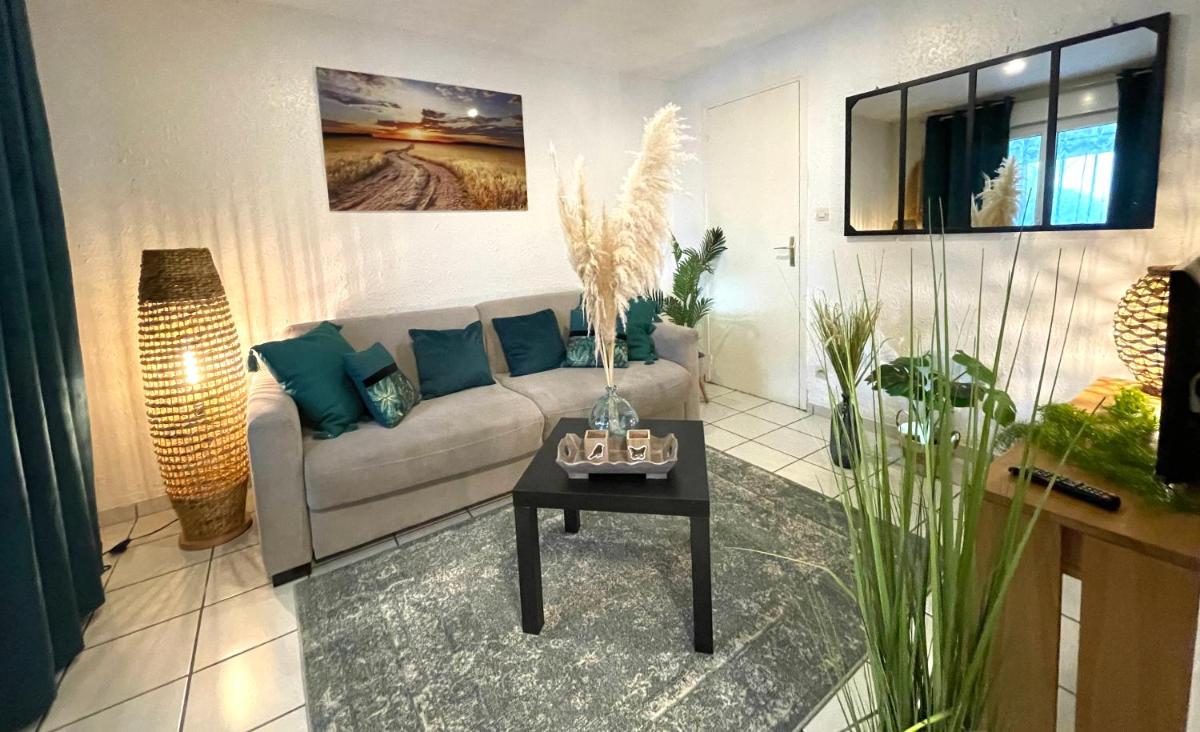 Coin salon dans l'établissement La Maison Blanche