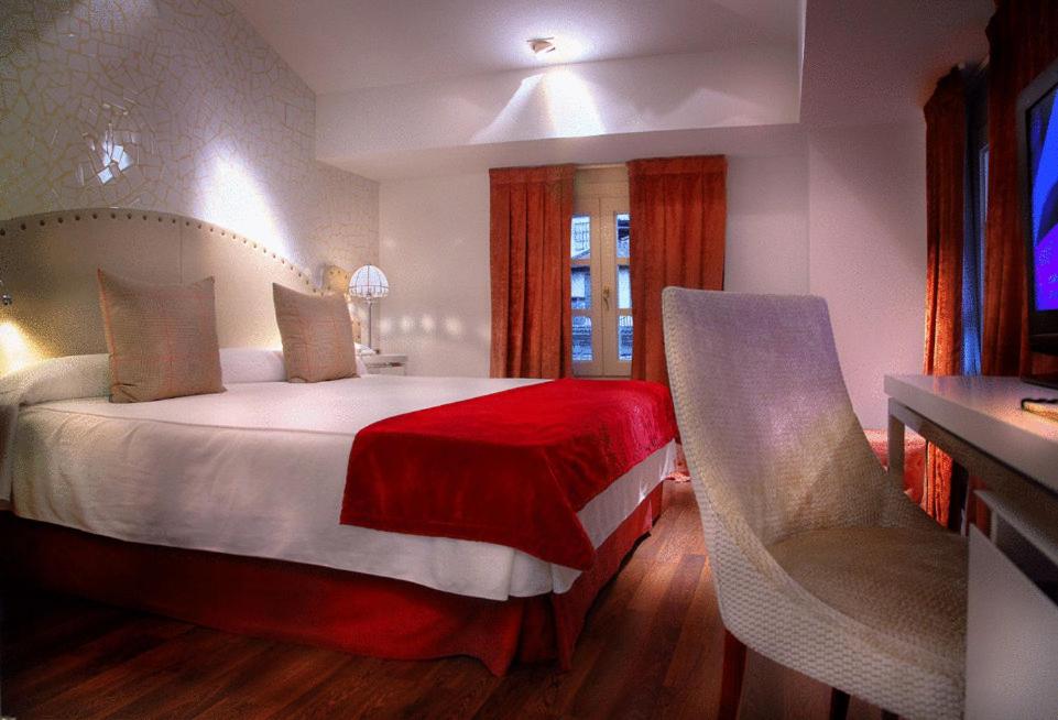 Cama o camas de una habitación en San Ramón del Somontano