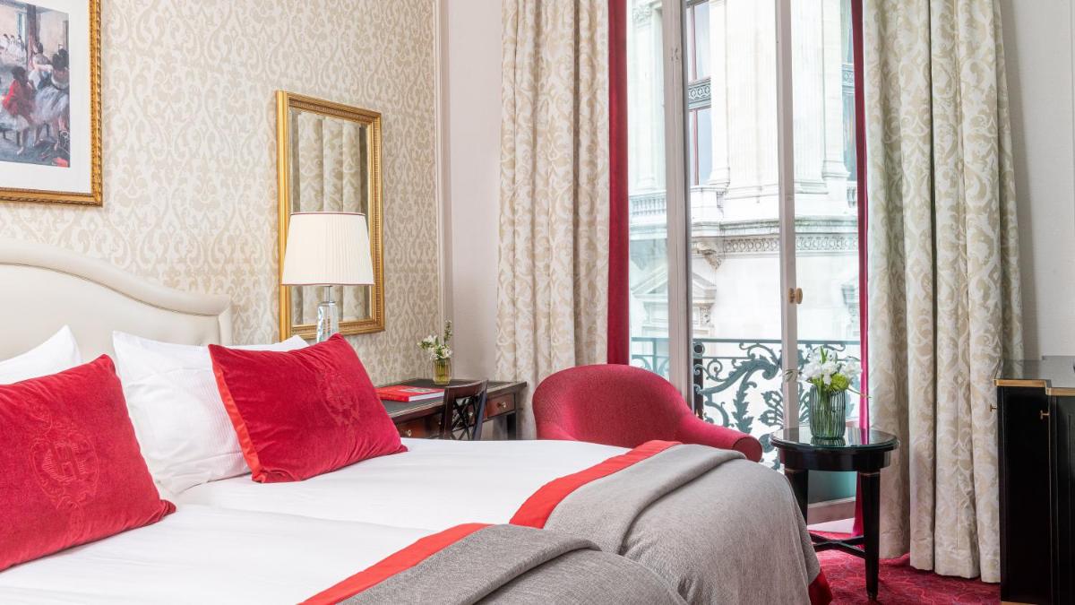 Un ou plusieurs lits dans un hébergement de l'établissement InterContinental Paris Le Grand by IHG