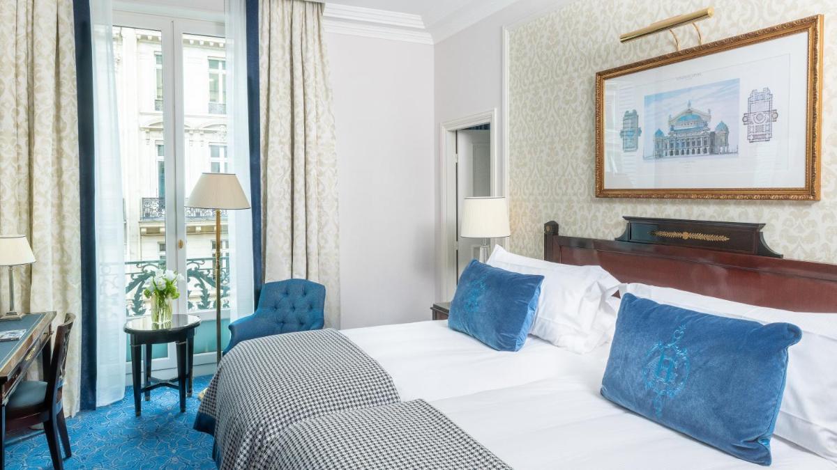 Un ou plusieurs lits dans un hébergement de l'établissement InterContinental Paris Le Grand by IHG