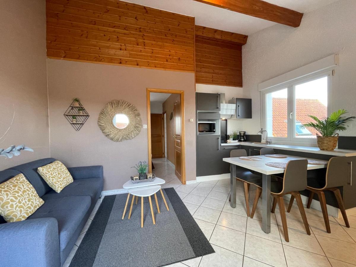 Cuisine ou kitchenette dans l'établissement La Maison Blanche