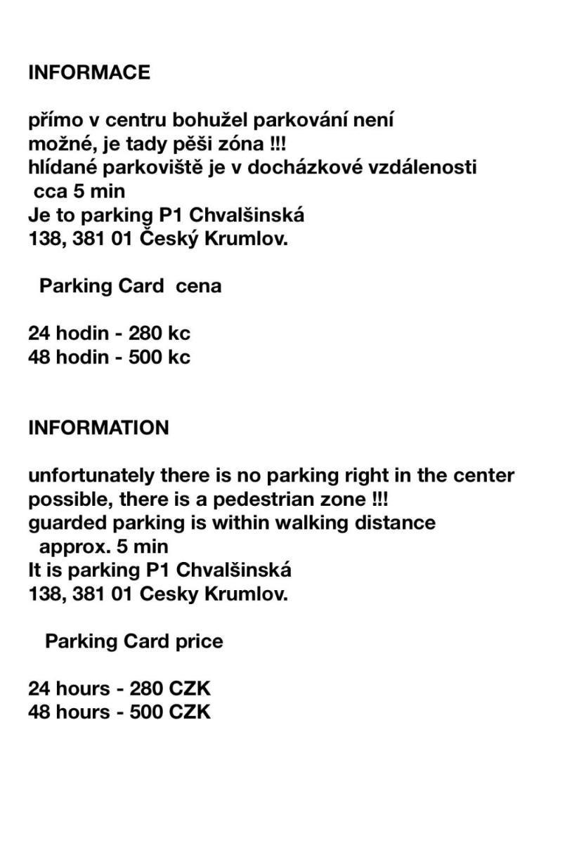 Apartman Natalya Gold Cesky Krumlov - Housity