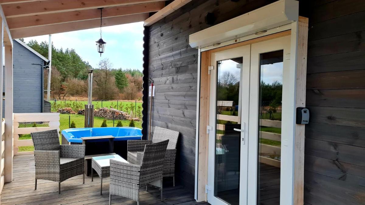 Szary Domek 4 jacuzzi kominek klimatyzacja jezioro - Housity