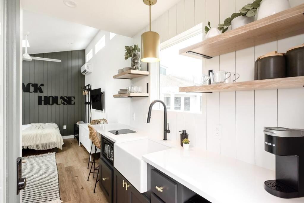The Back House - HIP Tiny Home - Coffee and Snacks - Housity