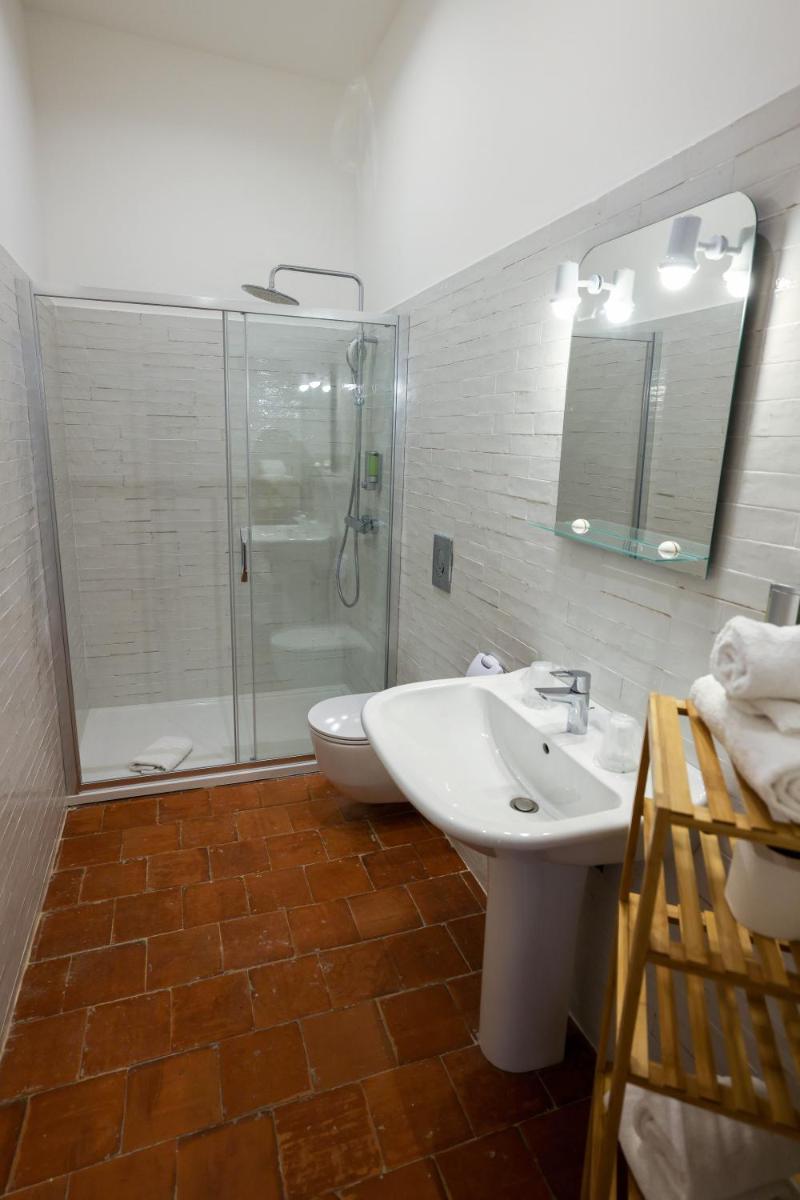 Salle de bains dans l'établissement Hôtel Casa Rossa & Spa