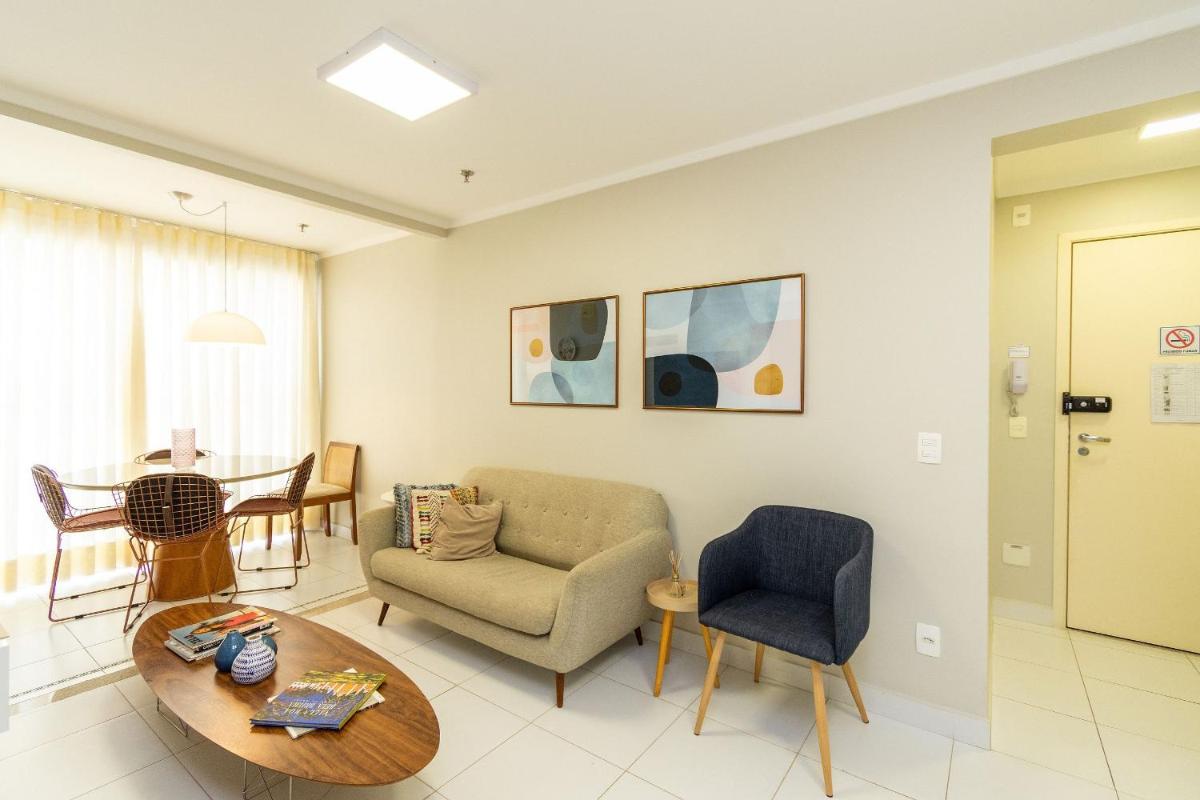 MB407A Apto de 1 quarto no Ed Metropolitan Barcelona - COMPLETO - Garagem e muito conforto - Housity