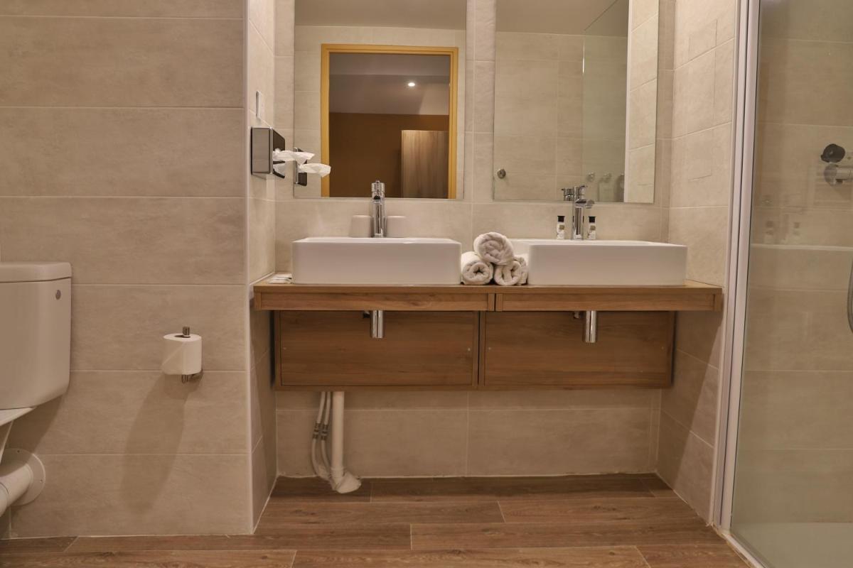 Salle de bains dans l'établissement SOWELL HOTELS Mont Blanc et SPA