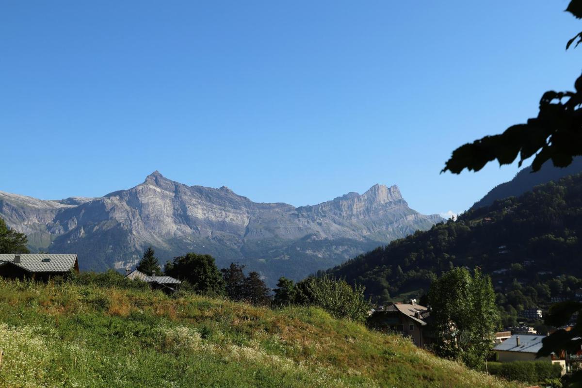Vue générale sur la montagne ou vue sur la montagne depuis l'hôtel
