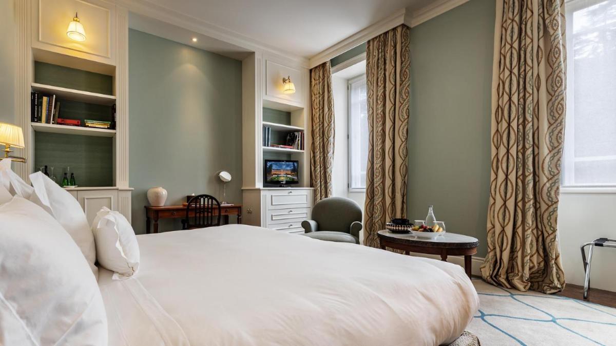 Uma cama ou camas num quarto em Vidago Palace