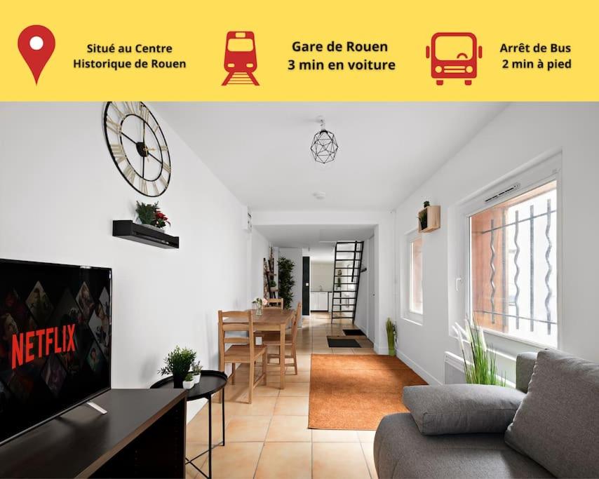 Amboise//Cosy-CentreVille Rouen//Netfilx-Wifi//6Pers - Housity