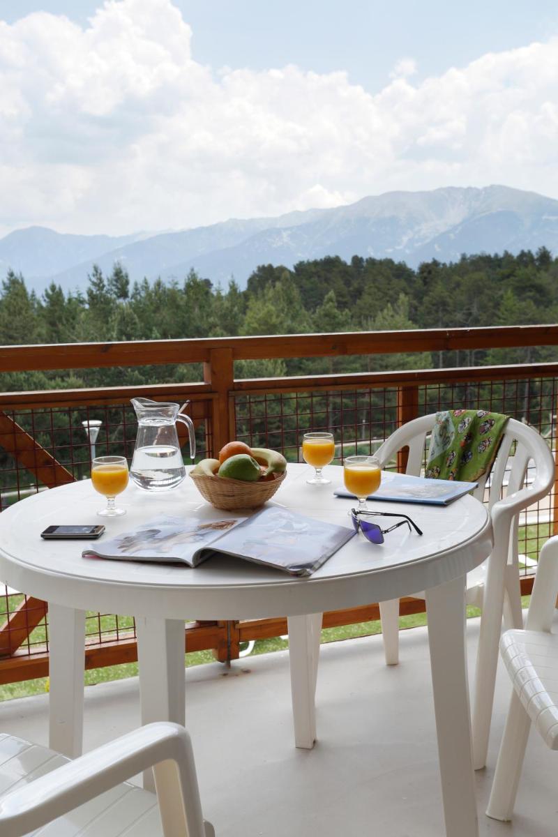 Balcon ou terrasse dans l'établissement Vacancéole - Appart'Vacances Pyrénées 2000