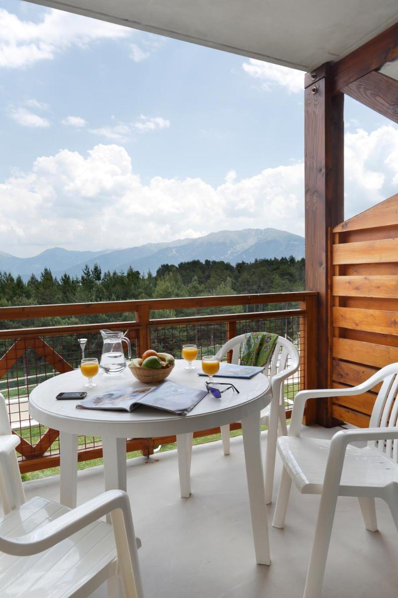 Balcon ou terrasse dans l'établissement Vacancéole - Appart'Vacances Pyrénées 2000