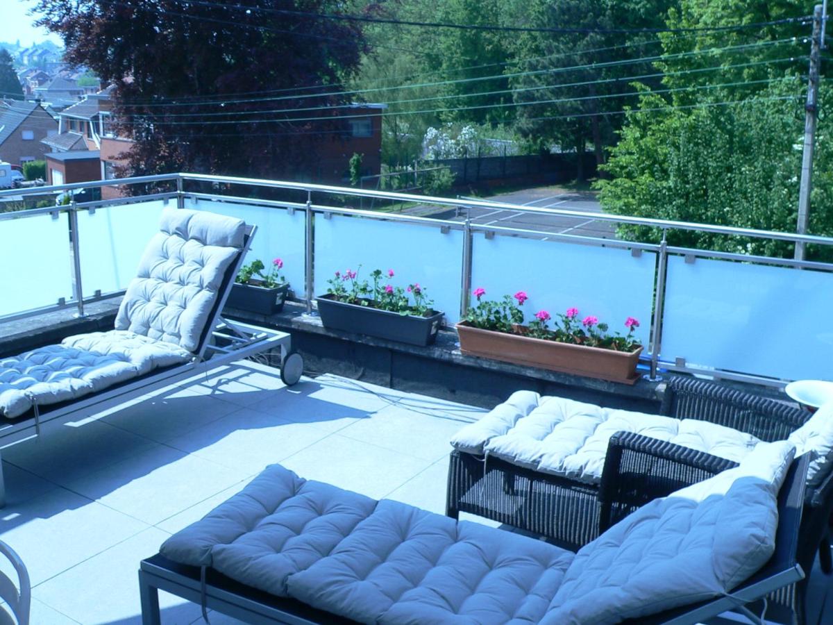 liège 4420 rue jean Jaurès 45 grande maison joyeuse avec terrasse 30m2 pour 8 personnes maximum - Housity