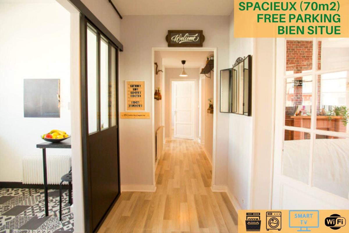 #LIndustrioChampetre Free Parking, Bien Situé, Spacieux, Proche Clinique - Housity