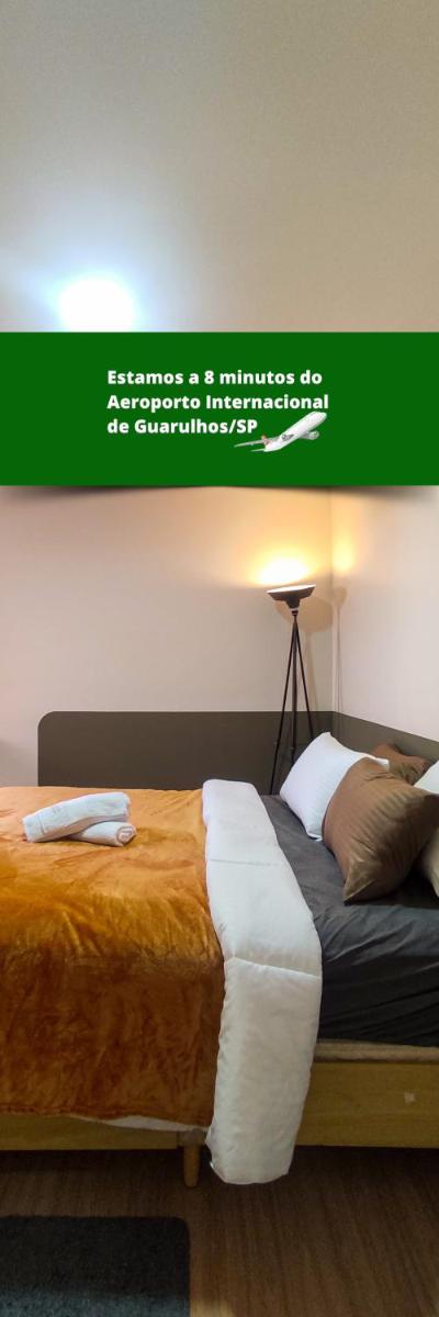 Quarto em Apartamento Próximo ao Aeroporto de Guarulhos GRU - Housity