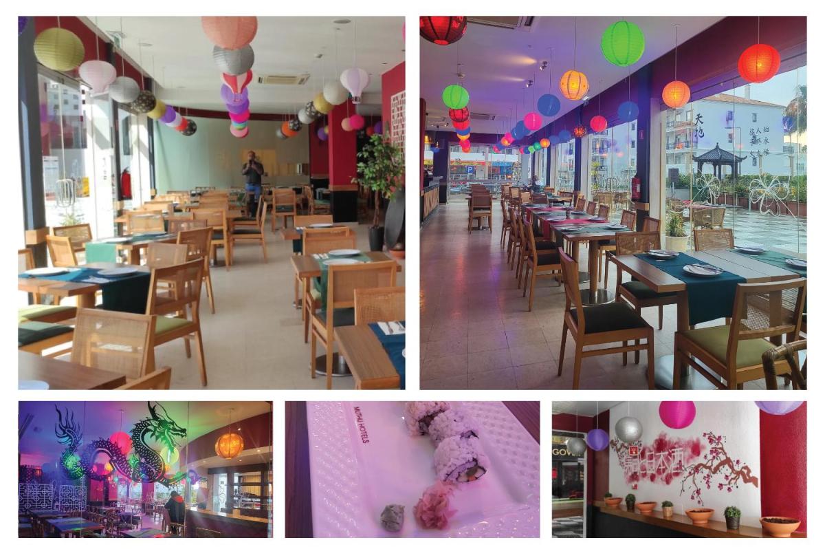 Um restaurante ou outro lugar para comer em Muthu Oura Praia Hotel