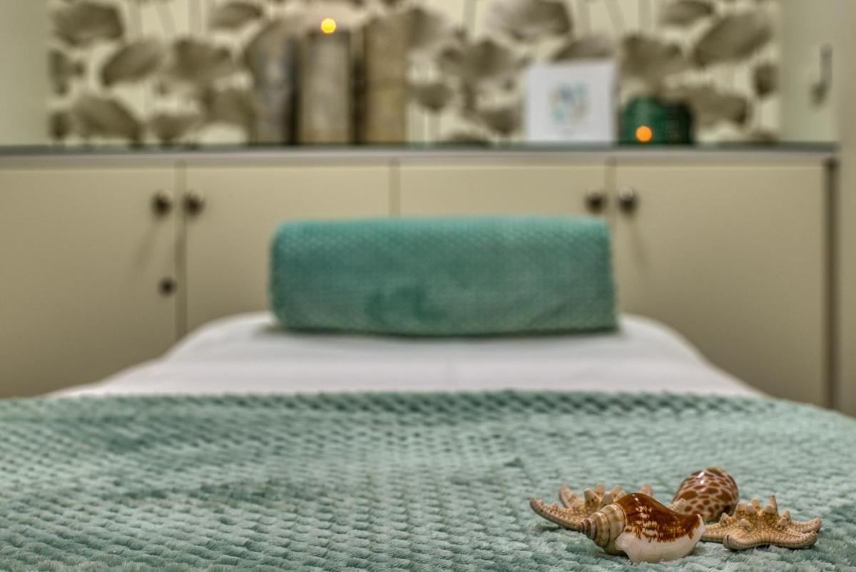 Cama o camas de una habitación en Eurostars Louxo Talaso