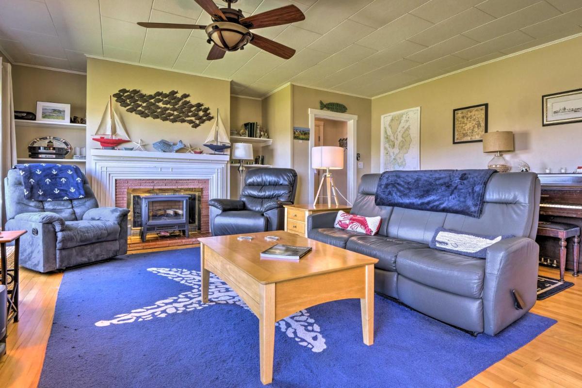 Nautical Lubec Cottage with Fire Pit and Grill! - Housity