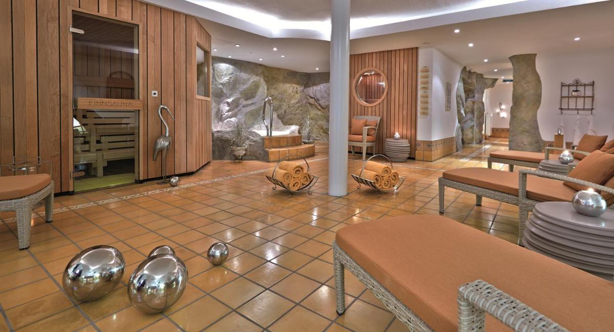 Ein Sitzbereich in der Unterkunft Hotel Miramar