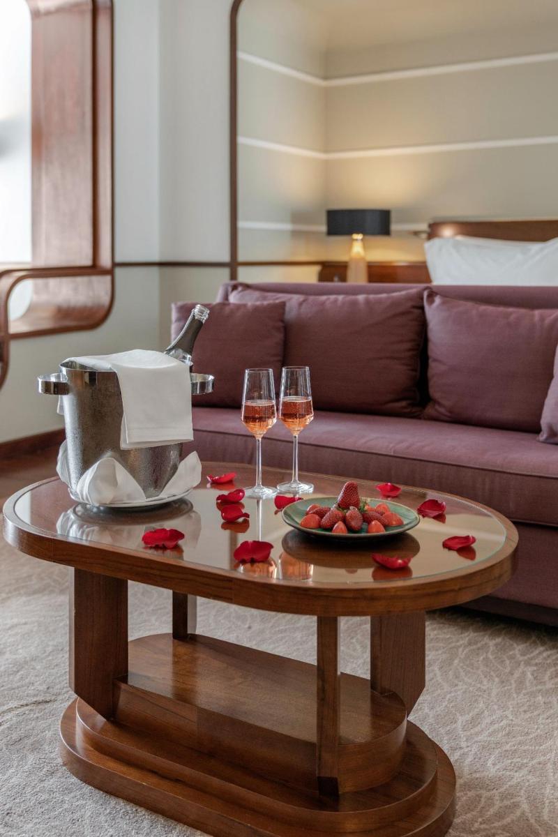 Uma área de estar em Terra Nostra Garden Hotel