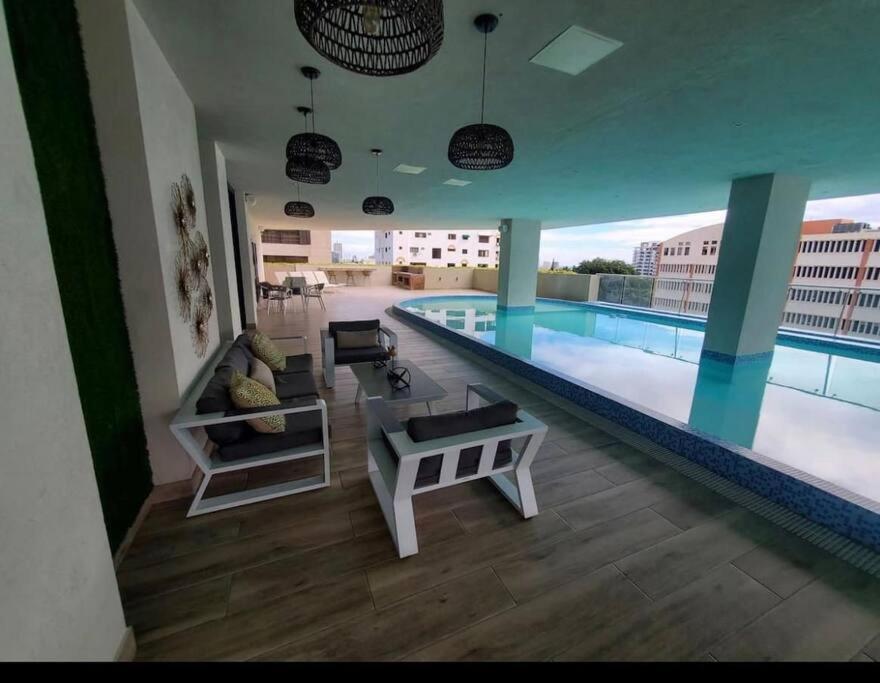 Suite Deluxe 1 bed, city OceanView, pool,Saune,Gym - Housity