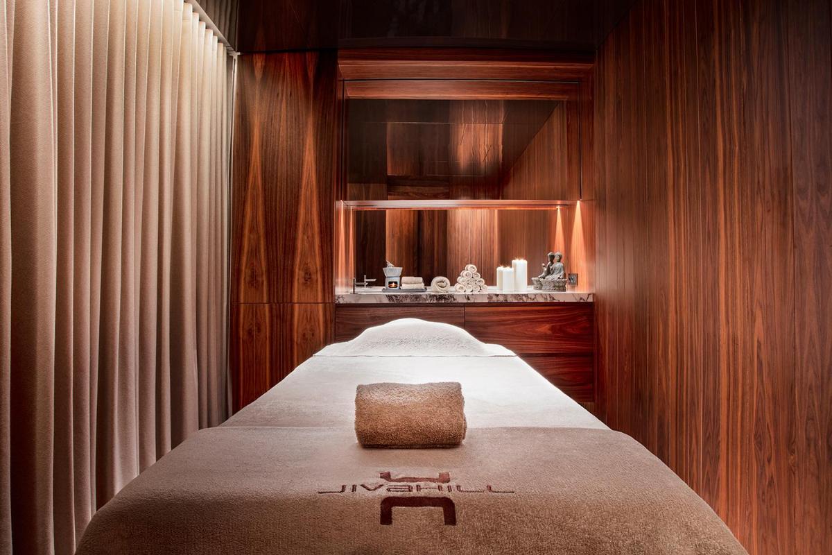 Un ou plusieurs lits dans un hébergement de l'établissement Jiva Hill Resort - Genève