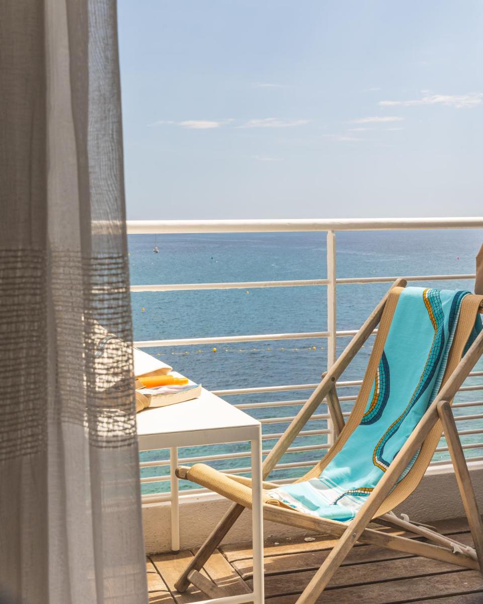 Balcon ou terrasse dans l'établissement Hotel de La Plage - Mahogany