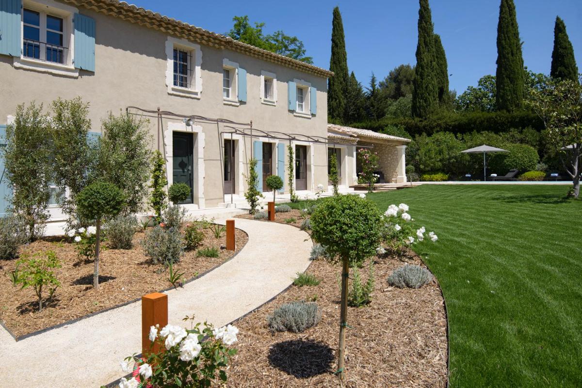 Jardin de l'établissement Le Vallon de Valrugues Hotel Spa & Villas