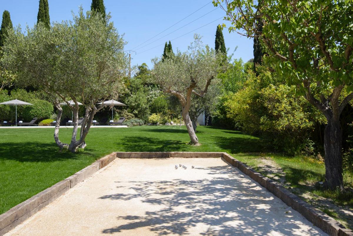 Jardin de l'établissement Le Vallon de Valrugues Hotel Spa & Villas