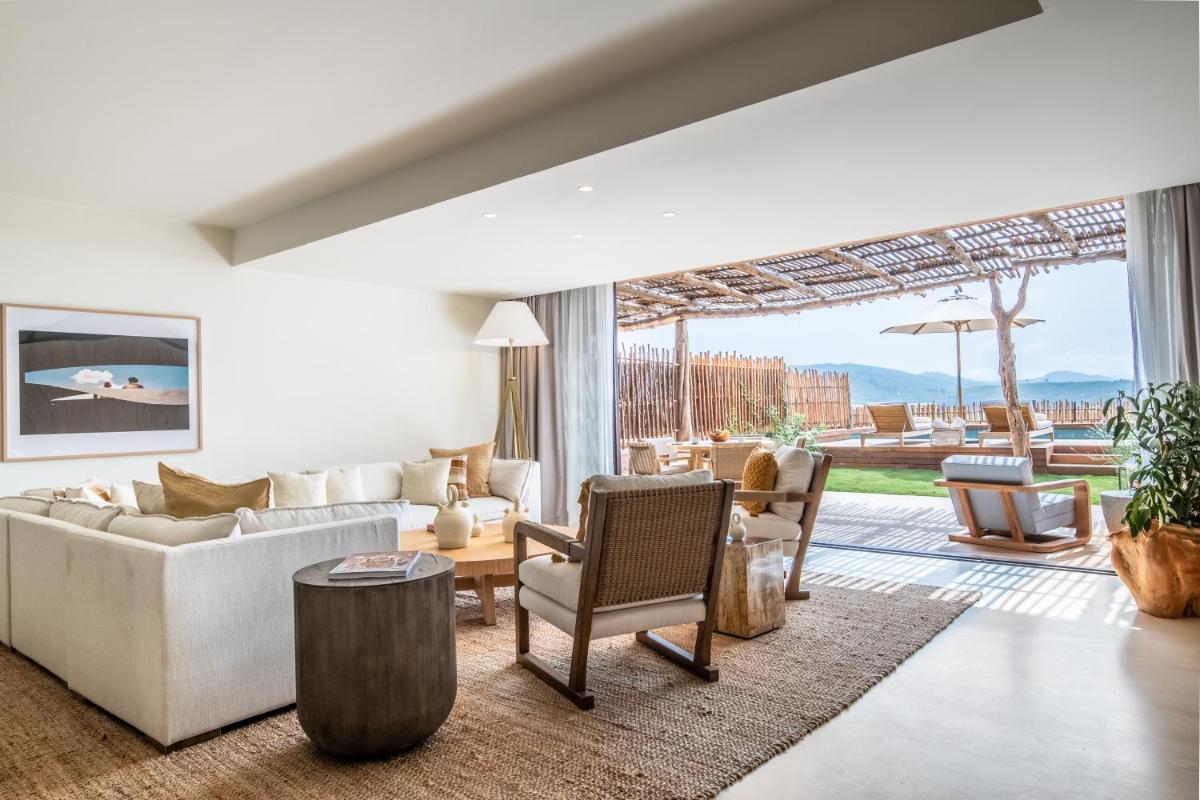 Zona de estar de Six Senses Ibiza