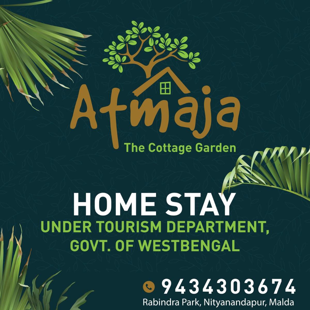 Atmaja The Cottage Garden Home Stay Malda Under Tourism Department Government of West Bengal - Housity