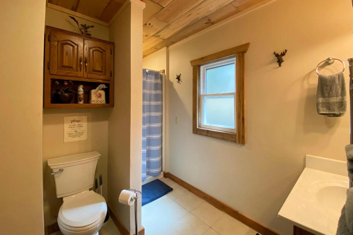 Burns Lake Cabin with Dock, Fire Pit, Rowboat and More - Housity