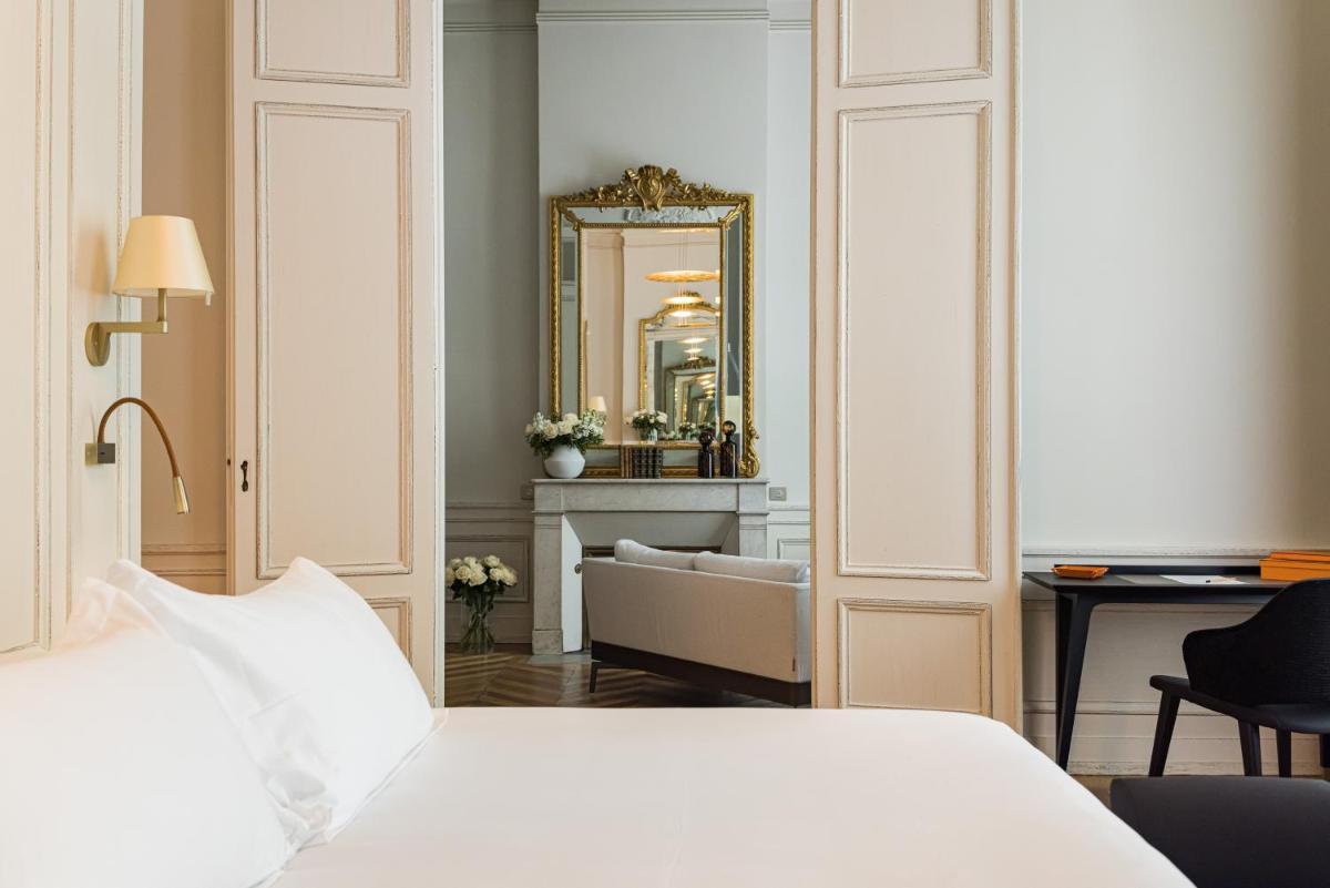 Un ou plusieurs lits dans un hébergement de l'établissement Villas Foch Boutique Hotel & Spa Bordeaux