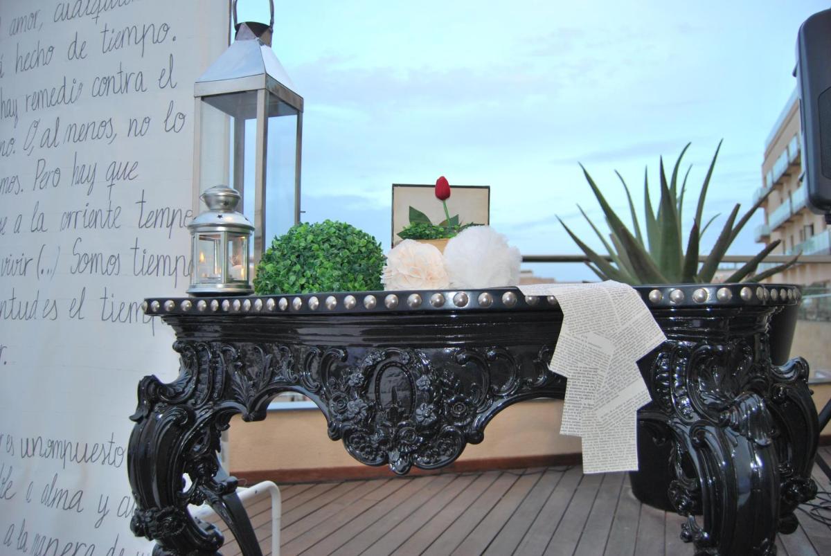 Un balcón o terraza de Hotel 525