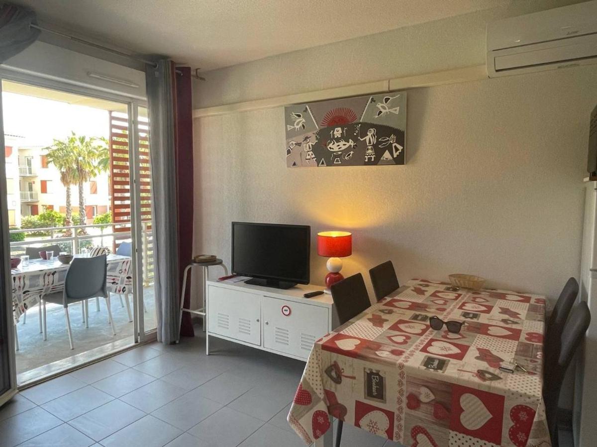 Appartement 2P/Cabine à Argelès-sur-Mer – Piscine chauffée, parking privé, clim, terrasse, proche mer - FR-1-225-738 - Housity