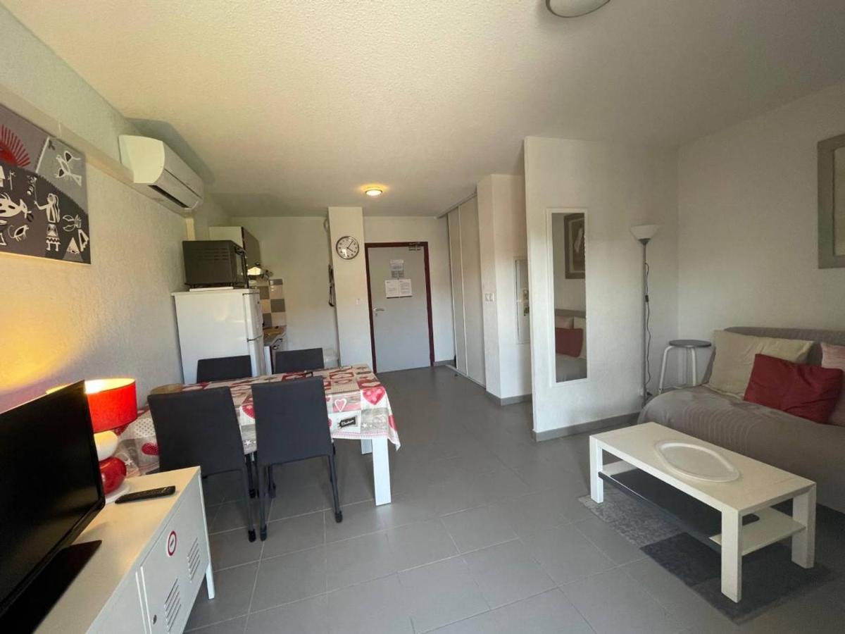 Appartement 2P/Cabine à Argelès-sur-Mer – Piscine chauffée, parking privé, clim, terrasse, proche mer - FR-1-225-738 - Housity