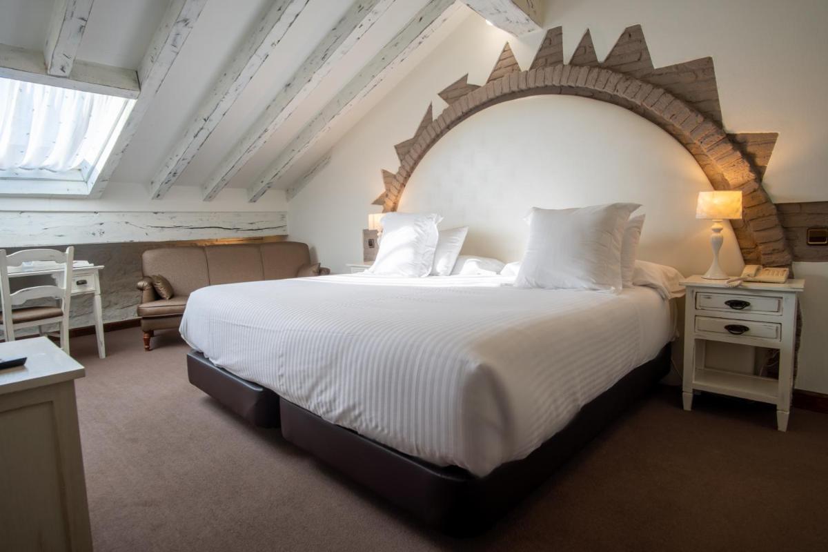 Cama o camas de una habitación en Hotel Casa del Marqués