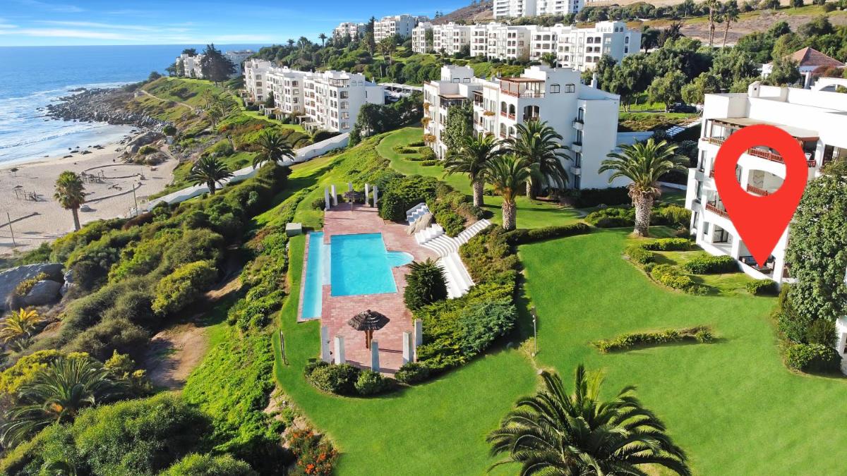 Puerto Velero Primera Línea Primer Piso con Jardín, Piscina y Playa! 2pax - Housity